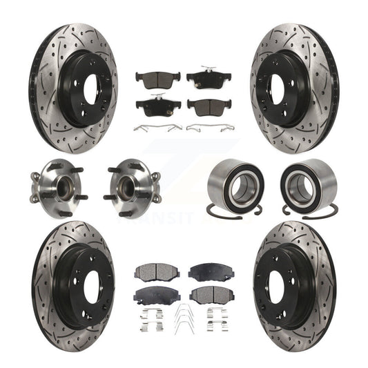 [Avant + Arrière] Kit de Roulement de roue pour Honda Civic KBB-107418