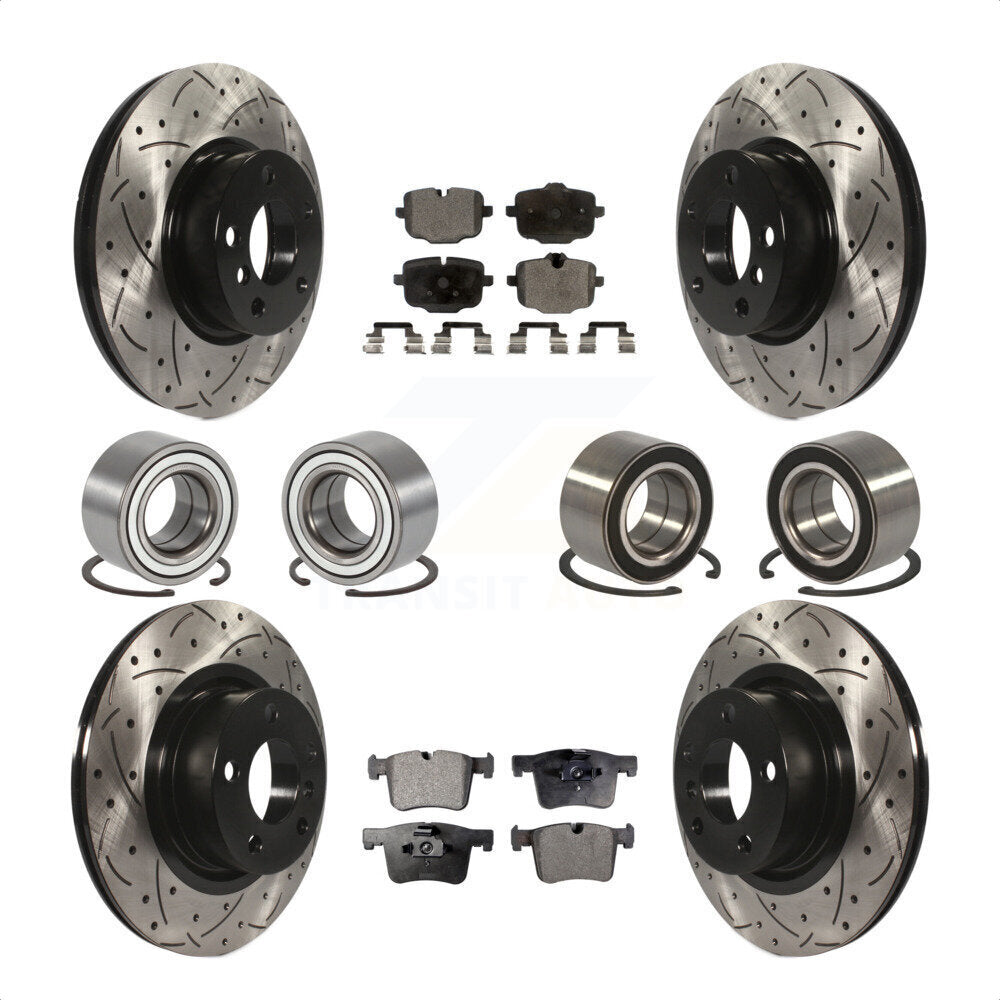 [Avant + Arrière] Kit de Roulement de roue pour 2012 BMW X3 From 10 11 KBB-107422 par Transit Auto