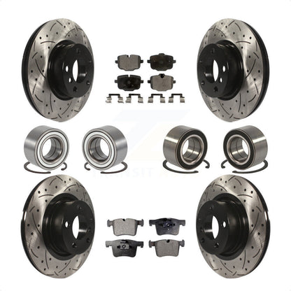 [Avant + Arrière] Kit de Roulement de roue pour 2012 BMW X3 From 10 11 KBB-107422 par Transit Auto