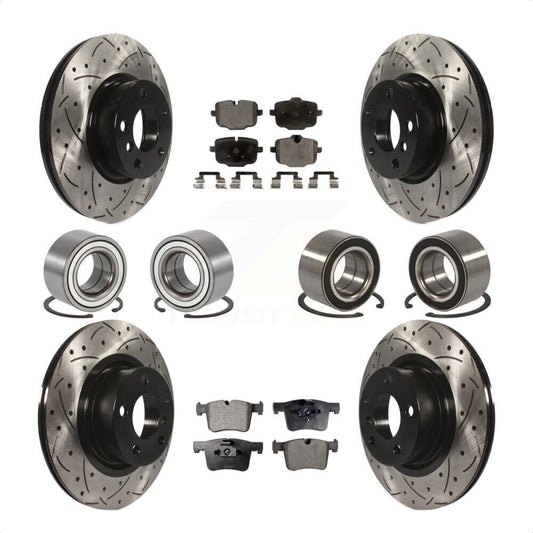 [Avant + Arrière] Kit de Roulement de roue pour 2012 BMW X3 From 10 11 KBB-107422 par Transit Auto