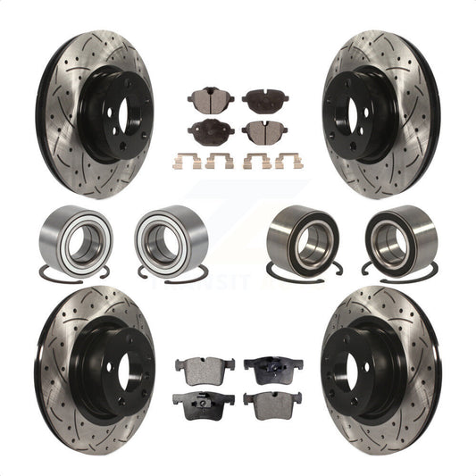 [Avant + Arrière] Kit de Roulement de roue pour BMW X3 KBB-107423 par Transit Auto