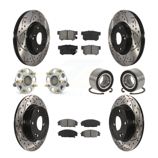 [Avant + Arrière] Kit de Roulement de roue pour Honda Civic Acura CSX KBB-107427