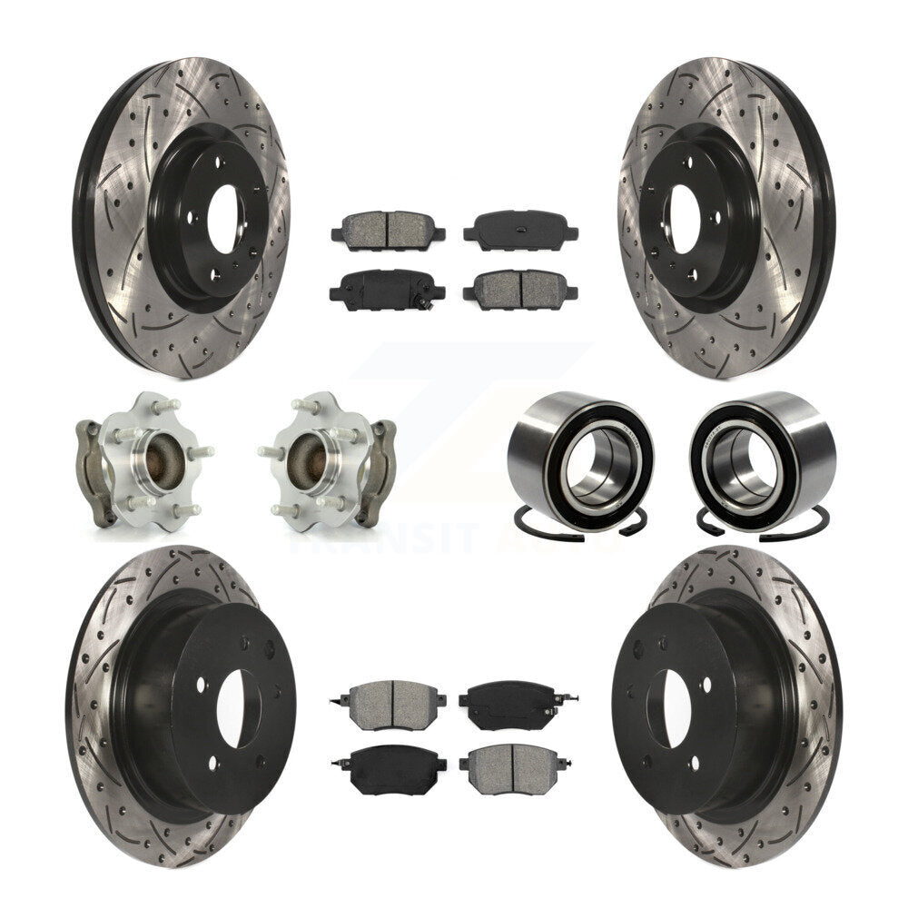 [Avant + Arrière] Kit de Roulement de roue pour Nissan Altima Maxima KBB-107428