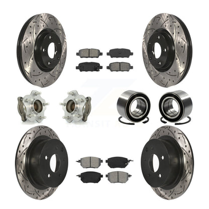 [Avant + Arrière] Kit de Roulement de roue pour Nissan Altima Maxima KBB-107428