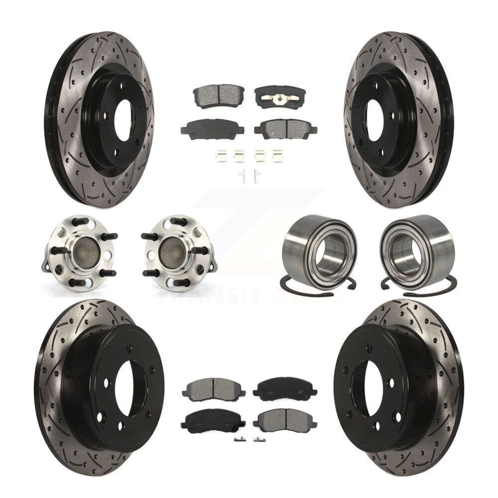 [Avant + Arrière] Kit de Roulement de roue pour Jeep Patriot Compass Dodge Caliber KBB-107434
