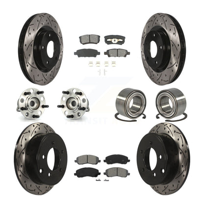 [Avant + Arrière] Kit de Roulement de roue pour Jeep Patriot Compass Dodge Caliber KBB-107436