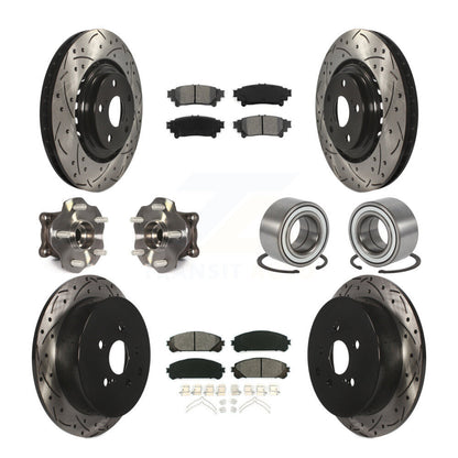 [Avant + Arrière] Kit de Roulement de roue pour Toyota Highlander Lexus RX350 RX450h KBB-107443