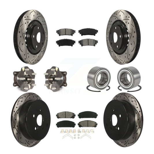 [Avant + Arrière] Kit de Roulement de roue pour Toyota Highlander Lexus RX350 RX450h KBB-107443