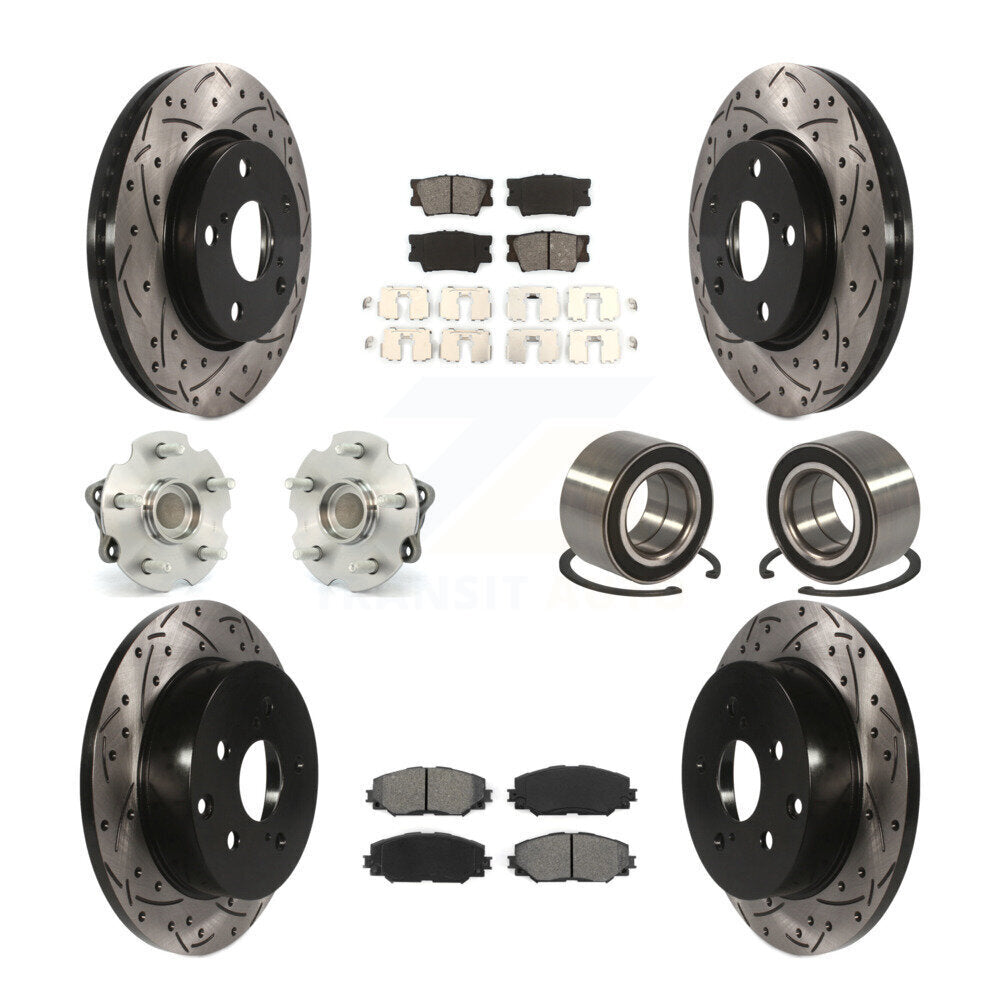 [Avant + Arrière] Kit de Roulement de roue pour 2010 Lexus HS250h KBB-107444