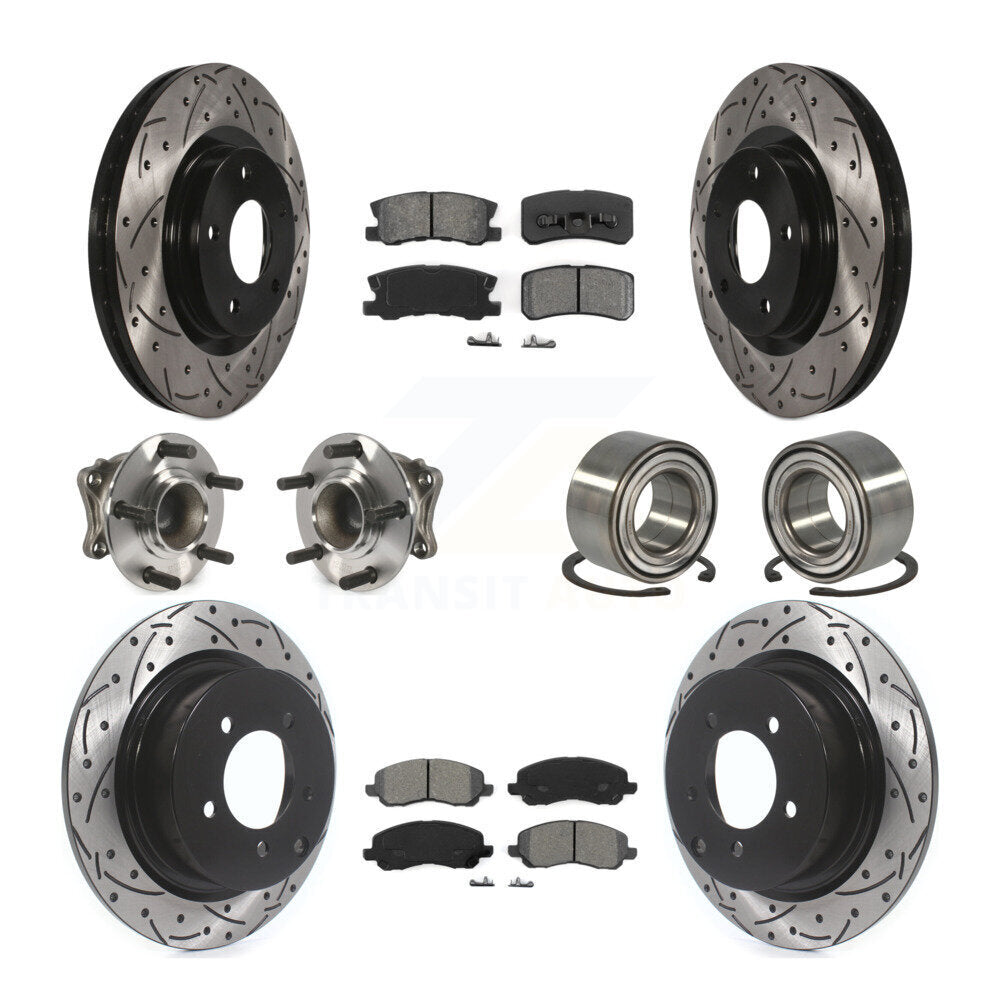[Avant + Arrière] Kit de Roulement de roue pour Mitsubishi Outlander FWD avec 2.4L KBB-107446