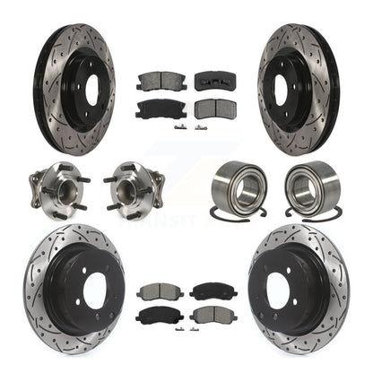 [Avant + Arrière] Kit de Roulement de roue pour Mitsubishi Outlander FWD avec 2.4L KBB-107446