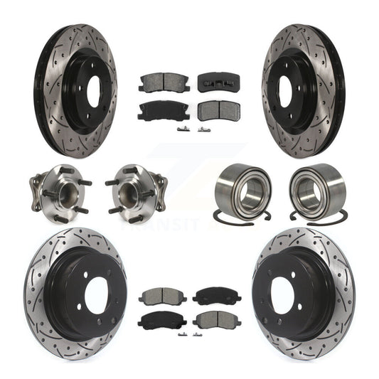 [Avant + Arrière] Kit de Roulement de roue pour Mitsubishi Outlander FWD avec 2.4L KBB-107446