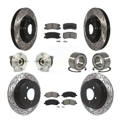 [Avant + Arrière] Kit de Roulement de roue pour Mitsubishi Outlander Sport KBB-107451