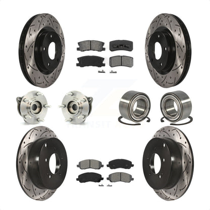 [Avant + Arrière] Kit de Roulement de roue pour Mitsubishi Outlander avec 7 Passenger Seating KBB-107452 par Transit Auto