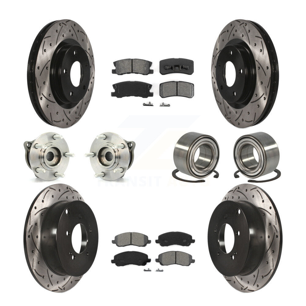 [Avant + Arrière] Kit de Roulement de roue pour Mitsubishi Outlander avec 7 Passenger Seating KBB-107452