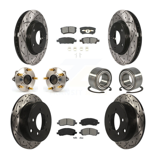 [Avant + Arrière] Kit de Roulement de roue pour Mitsubishi Lancer KBB-107454