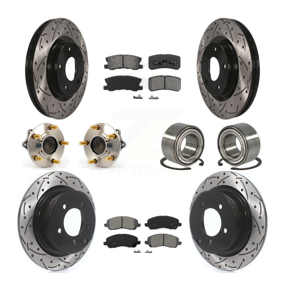 [Avant + Arrière] Kit de Roulement de roue pour Mitsubishi Lancer Outlander Sport KBB-107456