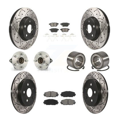 [Avant + Arrière] Kit de Roulement de roue pour Toyota Corolla Matrix Pontiac Vibe KBB-107458