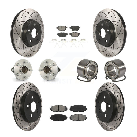 [Avant + Arrière] Kit de Roulement de roue pour Toyota Corolla Matrix Pontiac Vibe KBB-107458