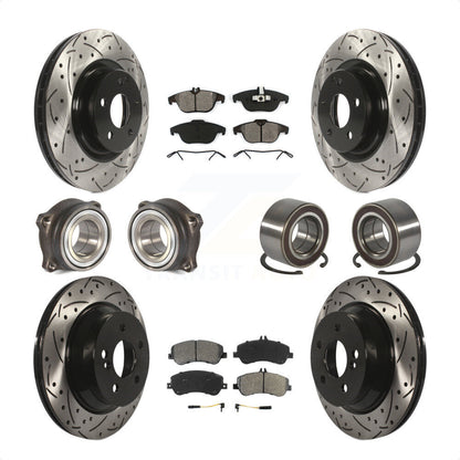 [Avant + Arrière] Kit de Roulement de roue pour Mercedes-Benz GLK350 GLK250 KBB-107459 par Transit Auto