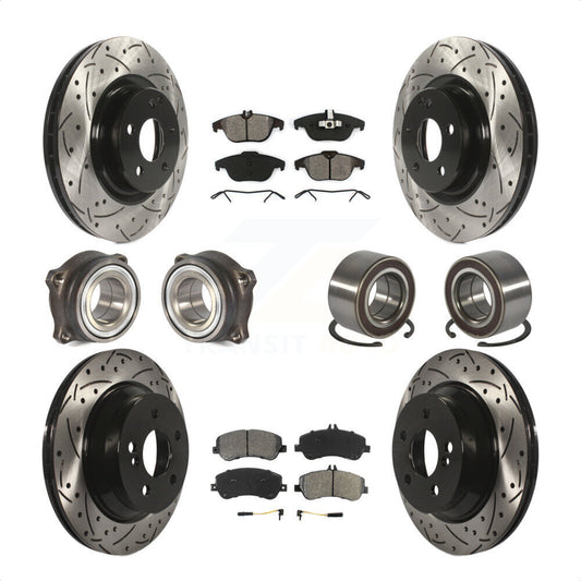 [Avant + Arrière] Kit de Roulement de roue pour Mercedes-Benz GLK350 GLK250 KBB-107459 par Transit Auto