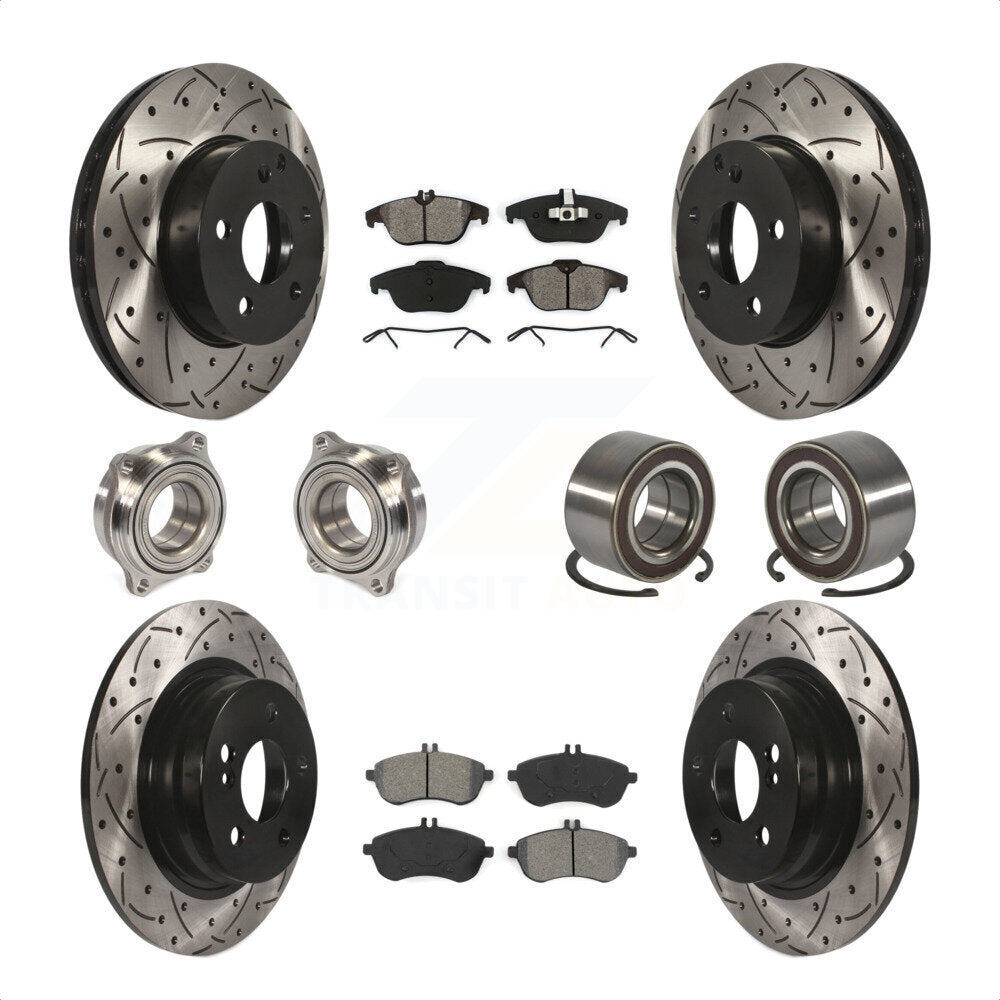 [Avant + Arrière] Kit de Roulement de roue pour Mercedes-Benz C300 KBB-107462 par Transit Auto