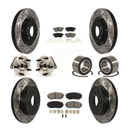 [Avant + Arrière] Kit de Roulement de roue pour 2007-2015 Mazda CX-9 AWD KBB-107468