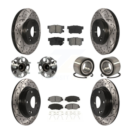 [Avant + Arrière] Kit de Roulement de roue pour Honda Civic KBB-107469