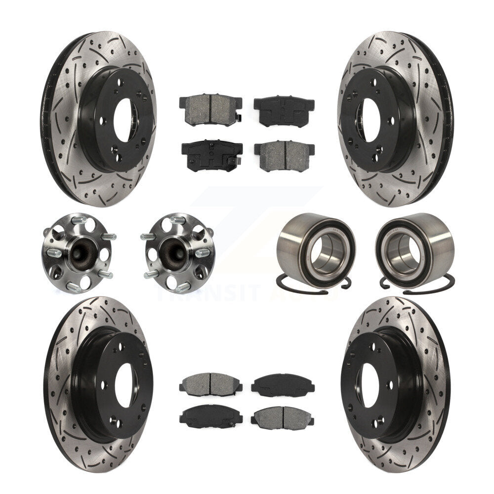 [Avant + Arrière] Kit de Roulement de roue pour Honda Civic KBB-107470