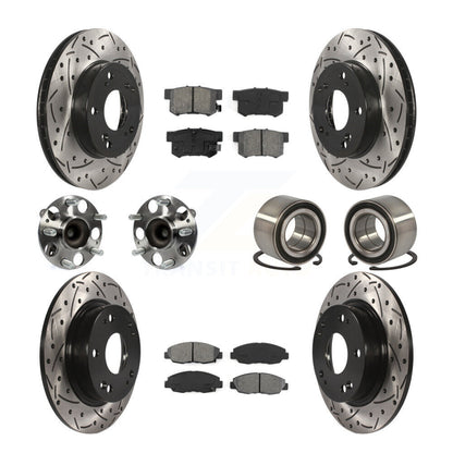 [Avant + Arrière] Kit de Roulement de roue pour Honda Civic KBB-107470