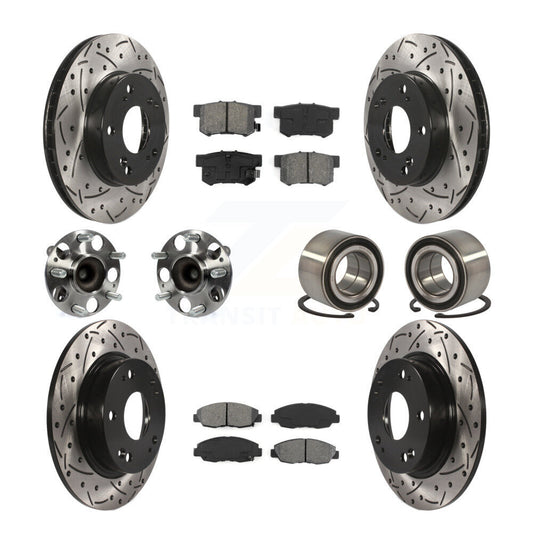 [Avant + Arrière] Kit de Roulement de roue pour Honda Civic KBB-107470