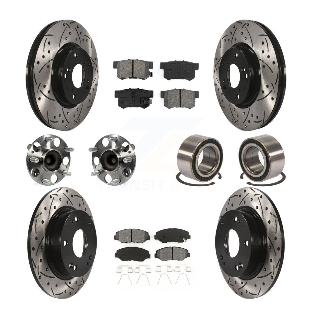 [Avant + Arrière] Kit de Roulement de roue pour Honda Civic KBB-107473 par Transit Auto