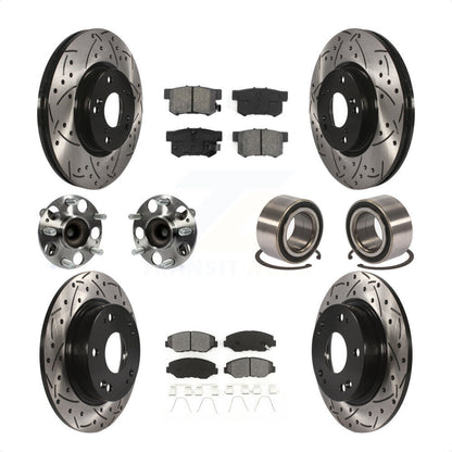 [Avant + Arrière] Kit de Roulement de roue pour Honda Civic KBB-107473 par Transit Auto