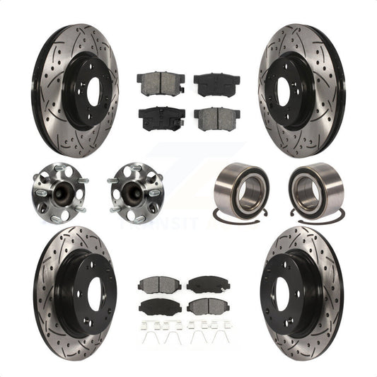 [Avant + Arrière] Kit de Roulement de roue pour Honda Civic KBB-107473 par Transit Auto