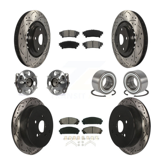 [Avant + Arrière] Kit de Roulement de roue pour 2011-2020 Toyota Sienna FWD KBB-107476