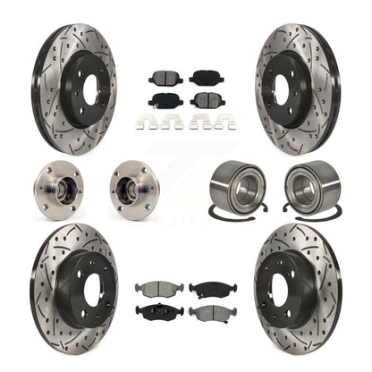 [Avant + Arrière] Kit de Roulement de roue pour Fiat 500 KBB-107478