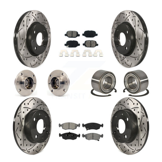 [Avant + Arrière] Kit de Roulement de roue pour Fiat 500 KBB-107478