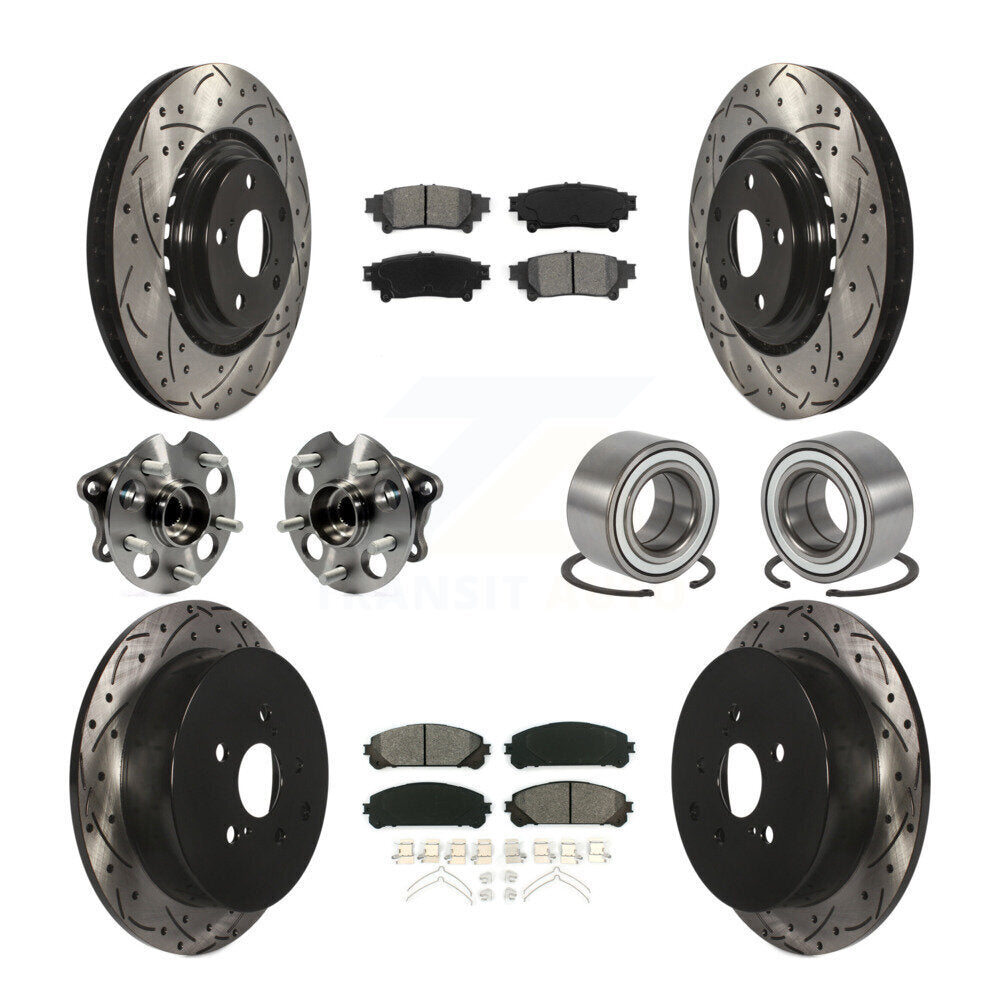 [Avant + Arrière] Kit de Roulement de roue pour 2011-2020 Toyota Sienna AWD KBB-107479
