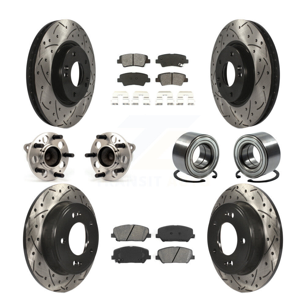 [Avant + Arrière] Kit de Roulement de roue pour Hyundai Veloster Kia Forte Koup KBB-107480