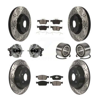 [Avant + Arrière] Kit de Roulement de roue pour Ford Escape Lincoln MKC KBB-107490