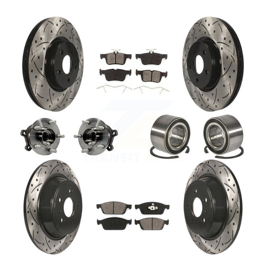[Avant + Arrière] Kit de Roulement de roue pour Ford Escape Lincoln MKC KBB-107490