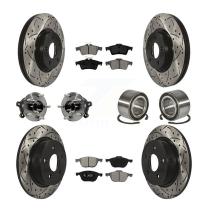 [Avant + Arrière] Kit de Roulement de roue pour 2015-2016 Ford Escape AWD avec 2.5L KBB-107491