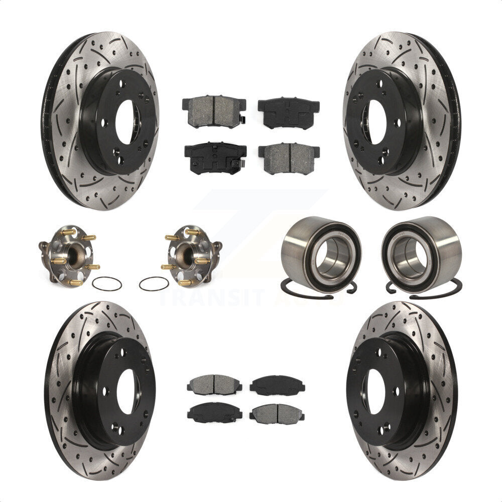 [Avant + Arrière] Kit de Roulement de roue pour Honda Civic KBB-107494 par Transit Auto