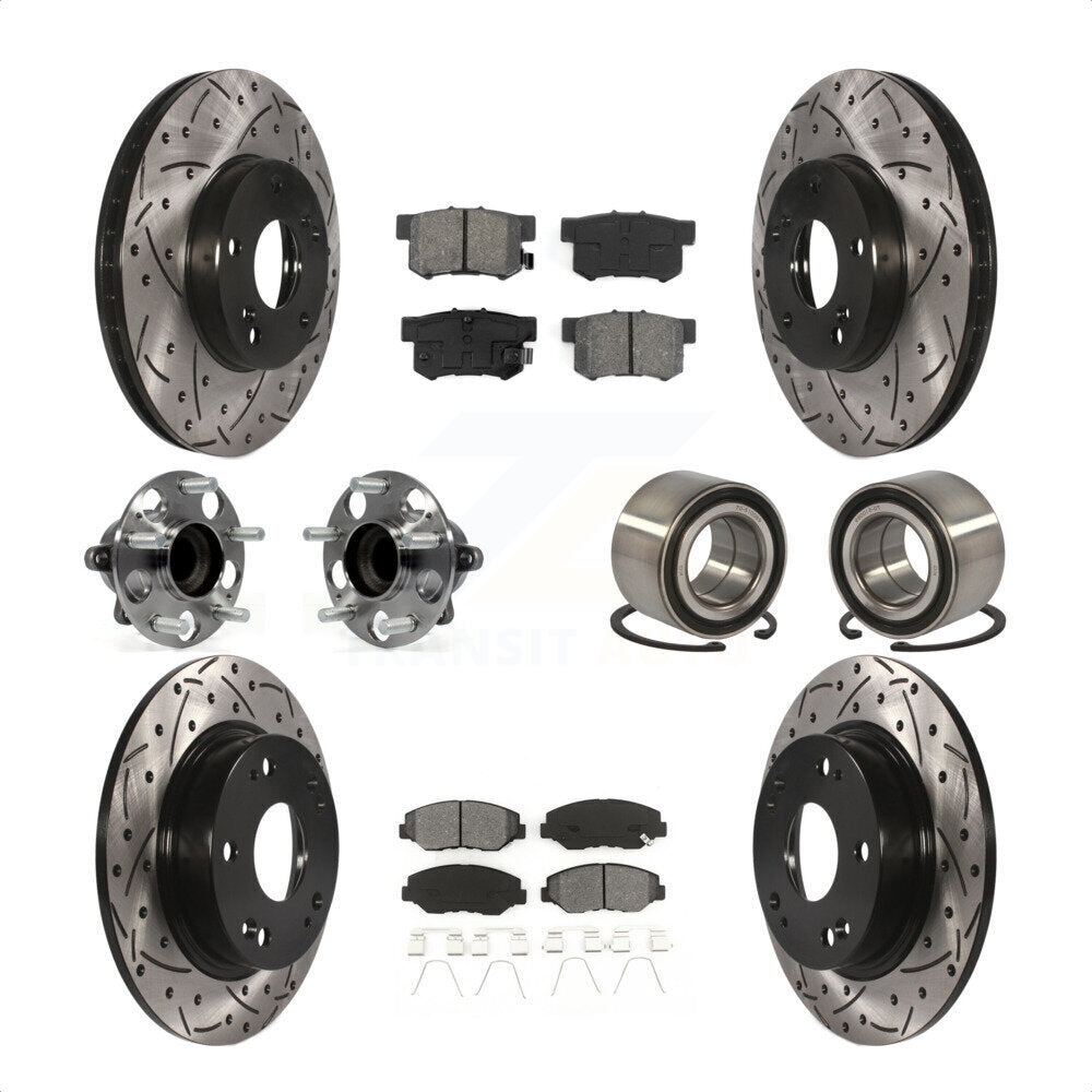 [Avant + Arrière] Kit de Roulement de roue pour Honda Civic KBB-107495 par Transit Auto