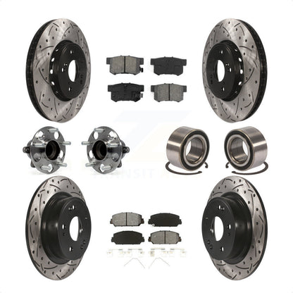 [Avant + Arrière] Kit de Roulement de roue pour 2016 Acura ILX KBB-107500 par Transit Auto