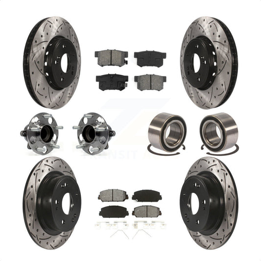 [Avant + Arrière] Kit de Roulement de roue pour 2016 Acura ILX KBB-107500 par Transit Auto