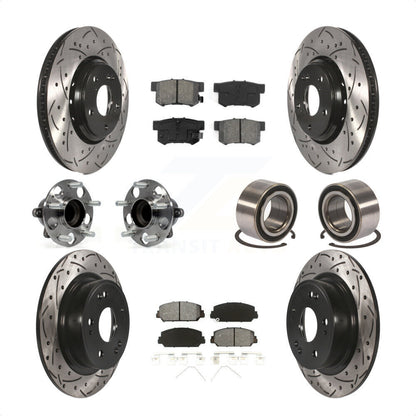[Avant + Arrière] Kit de Roulement de roue pour 2017-2018 Acura ILX KBB-107501 par Transit Auto