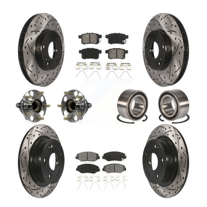 [Avant + Arrière] Kit de Roulement de roue pour Honda Accord KBB-107502