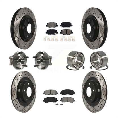 [Avant + Arrière] Kit de Roulement de roue pour Mitsubishi Outlander Sport RVR KBB-107509 par Transit Auto