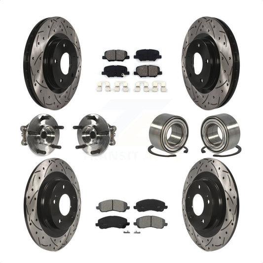 [Avant + Arrière] Kit de Roulement de roue pour Mitsubishi Outlander Sport RVR KBB-107509 par Transit Auto